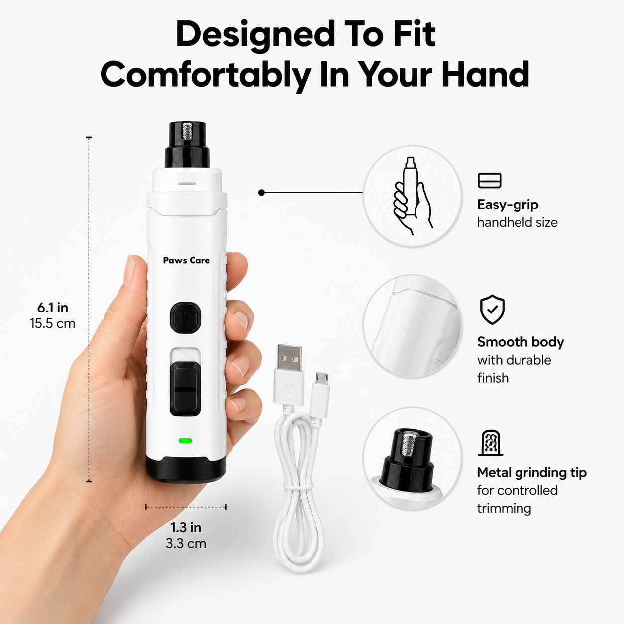 Stress-Free Paw Nail Grinder
