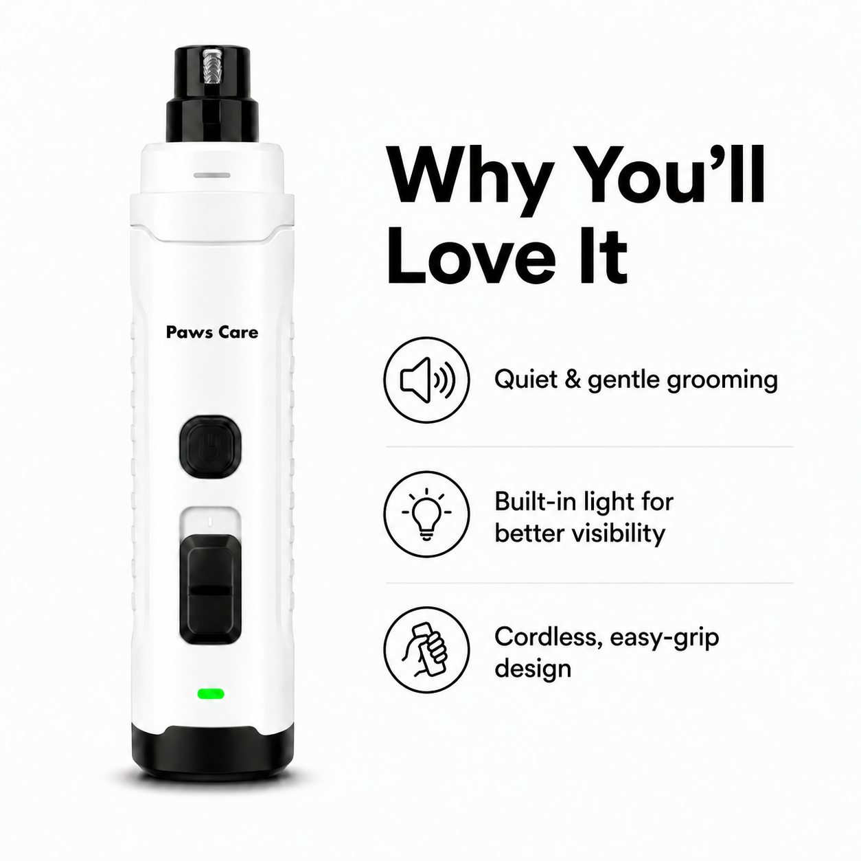 Stress-Free Paw Nail Grinder