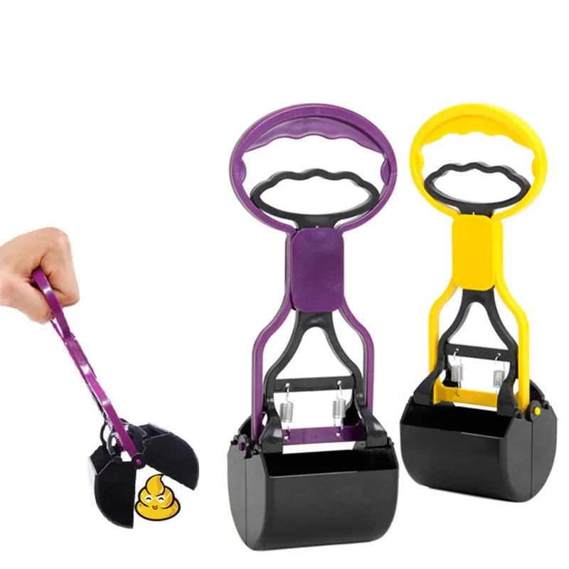 New Dog Poop Picker Extra Long Handle Large Collapsible Scooper Outdoor Dog Walking Cleaning Tool Feces Collector Pet Products