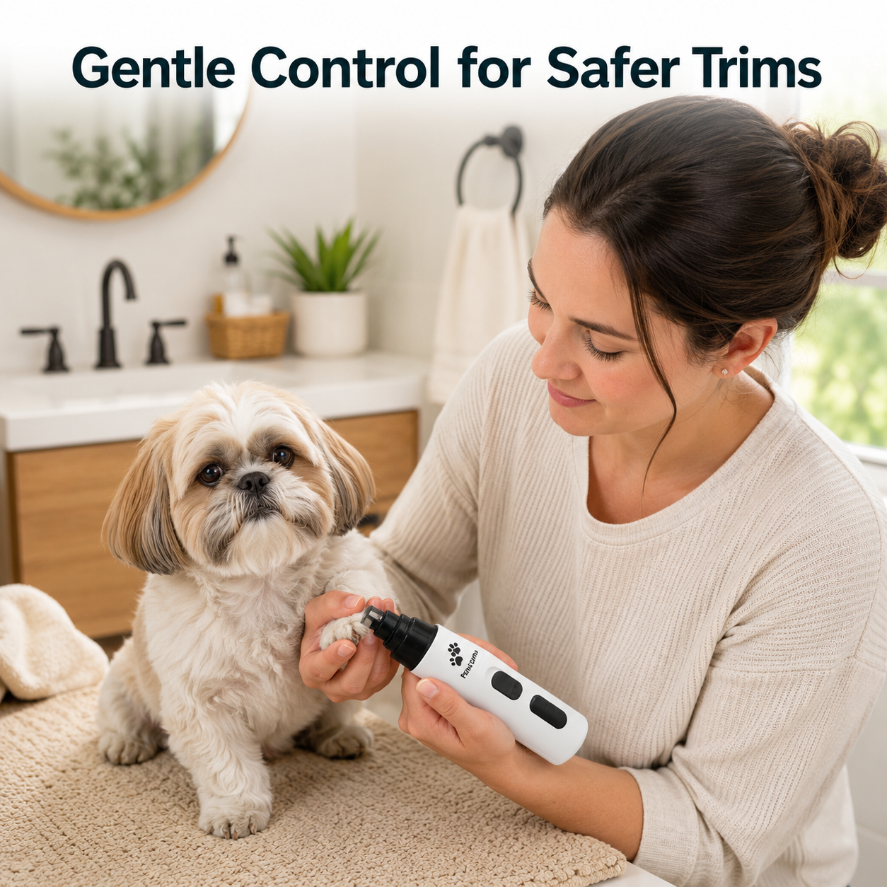 Rechargeable Dog Nail Grinders USB Charging Pet Nail Clippers Electric Dog Cat Paws Nail Grinder Grooming Trimmer Tools